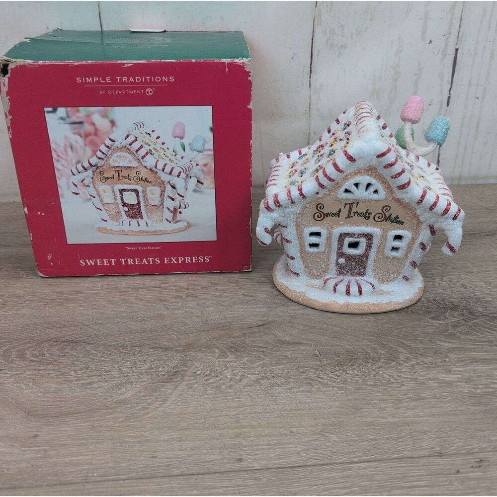 Dept 56 Simple Traditions Sweet Treats Express Sweet Treat Station No Light 2002